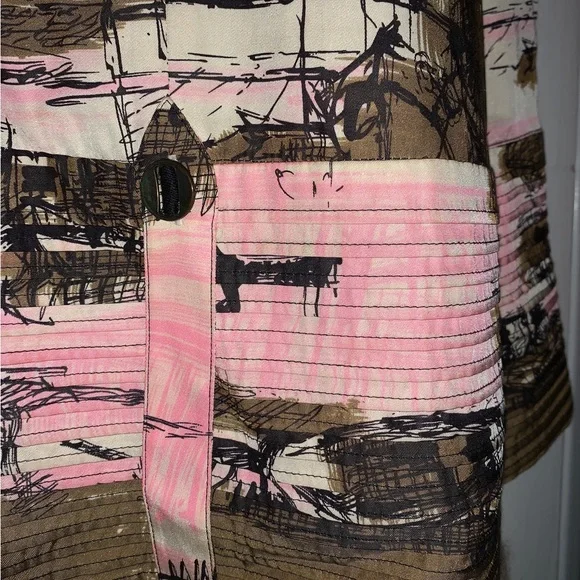 MAYLE DRESS ART PRINT WORK MIDI DRESS - Picture 8 of 8